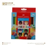 مداد رنگی فابر طرح رنگ پوست 22 عددی